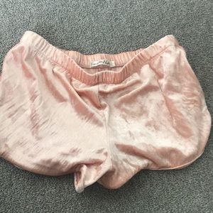 Velour Love Culture Shorts